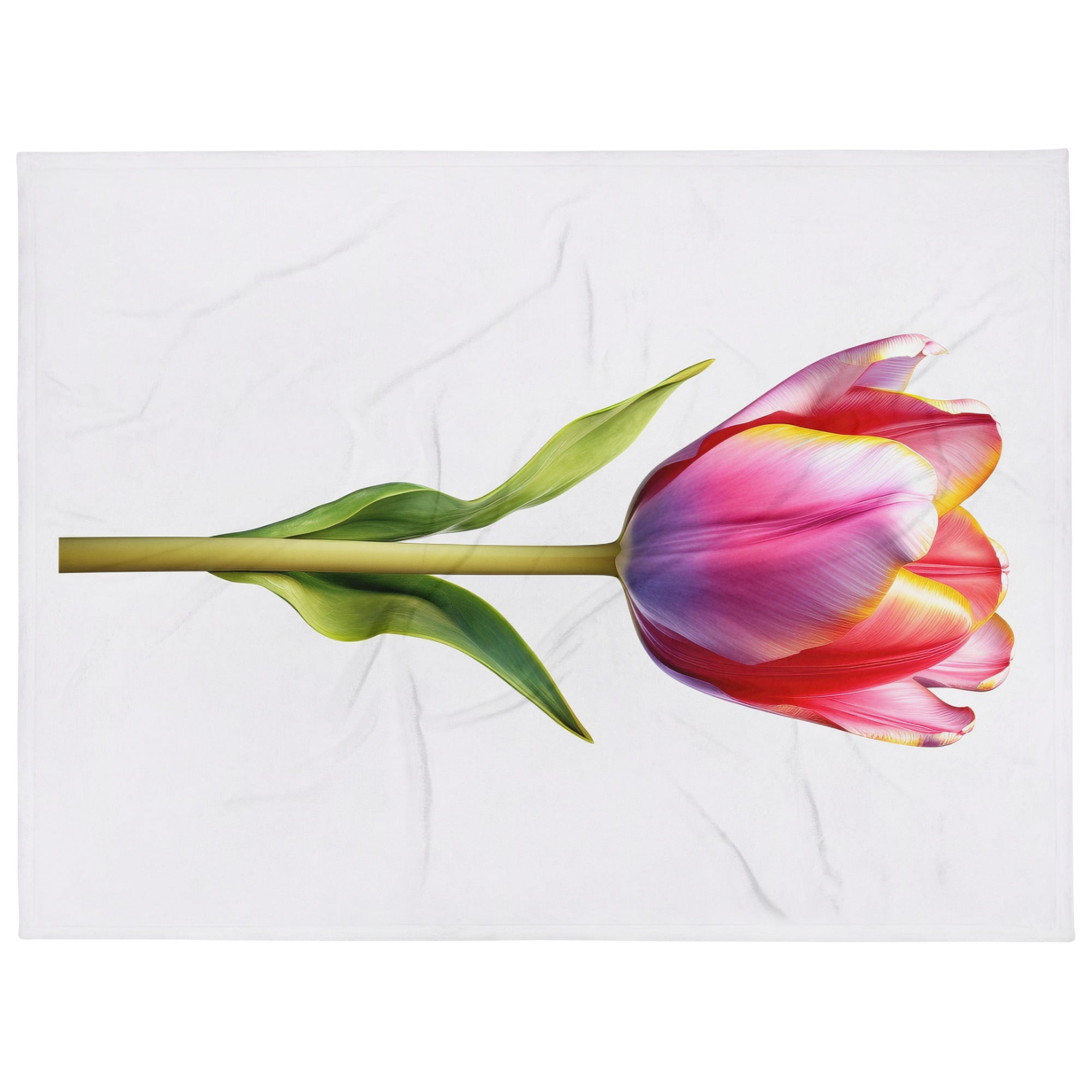 Tulip Flower Blanket by Visual Verse - Image 1