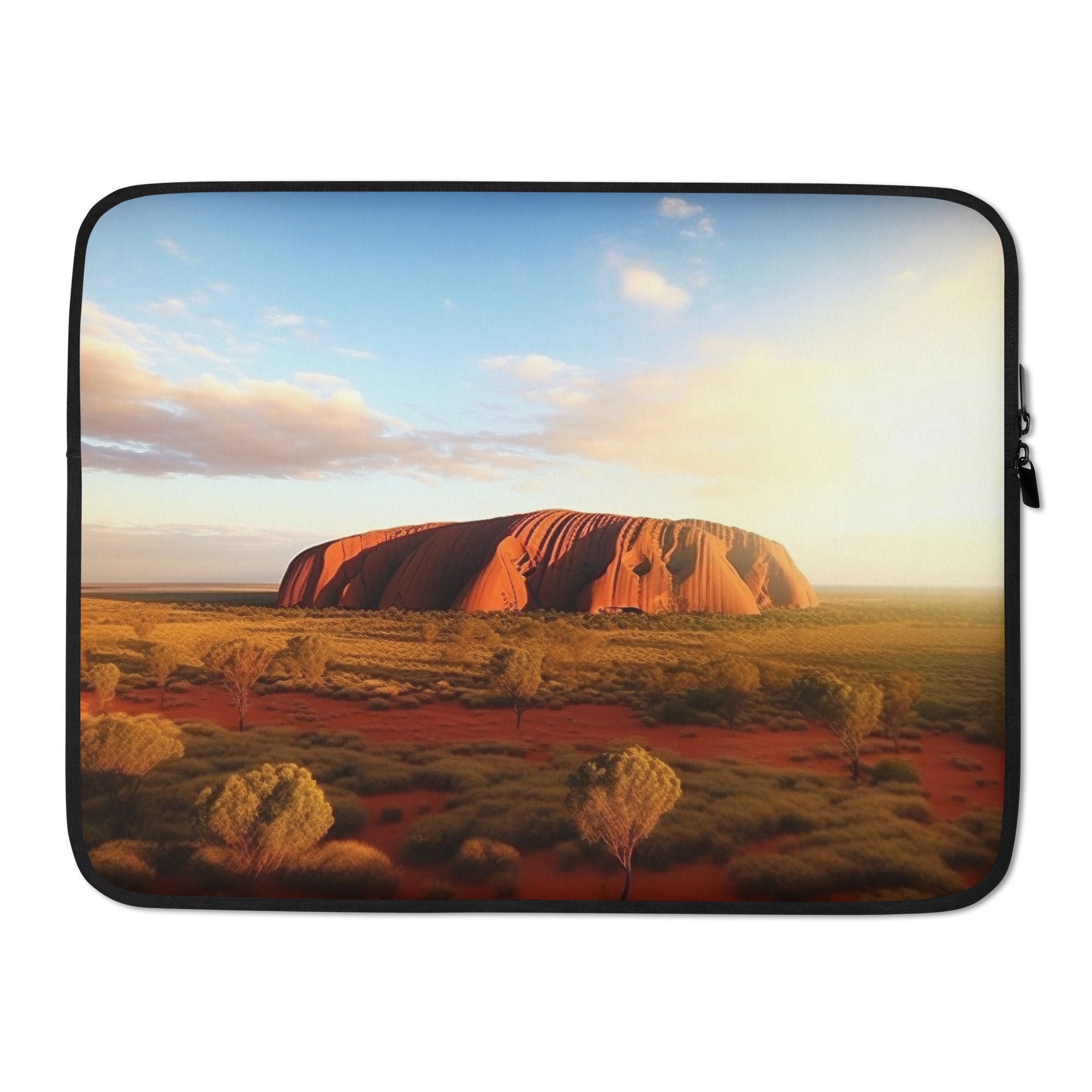 Uluru Ayers Rock Australia Laptop Sleeve by Visual Verse - Image 1