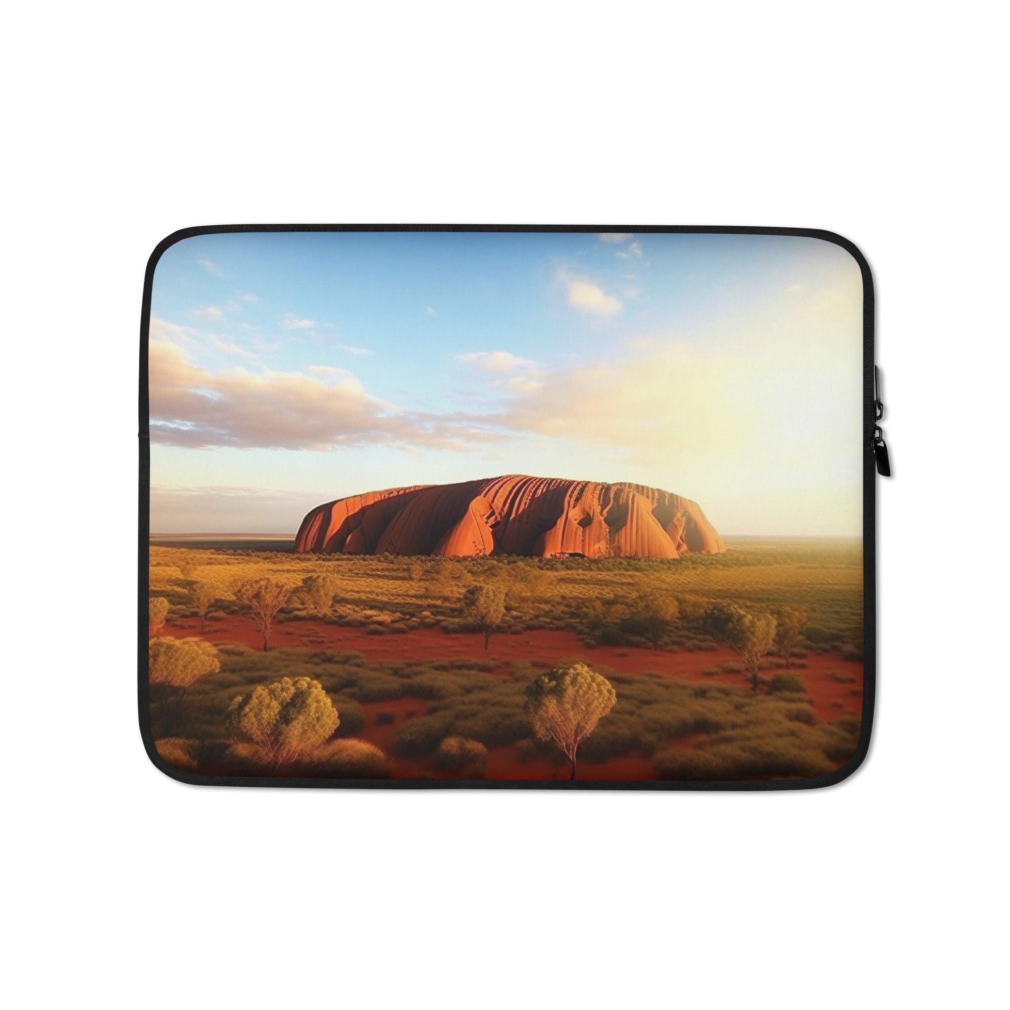 Uluru Ayers Rock Australia Laptop Sleeve by Visual Verse - Image 2