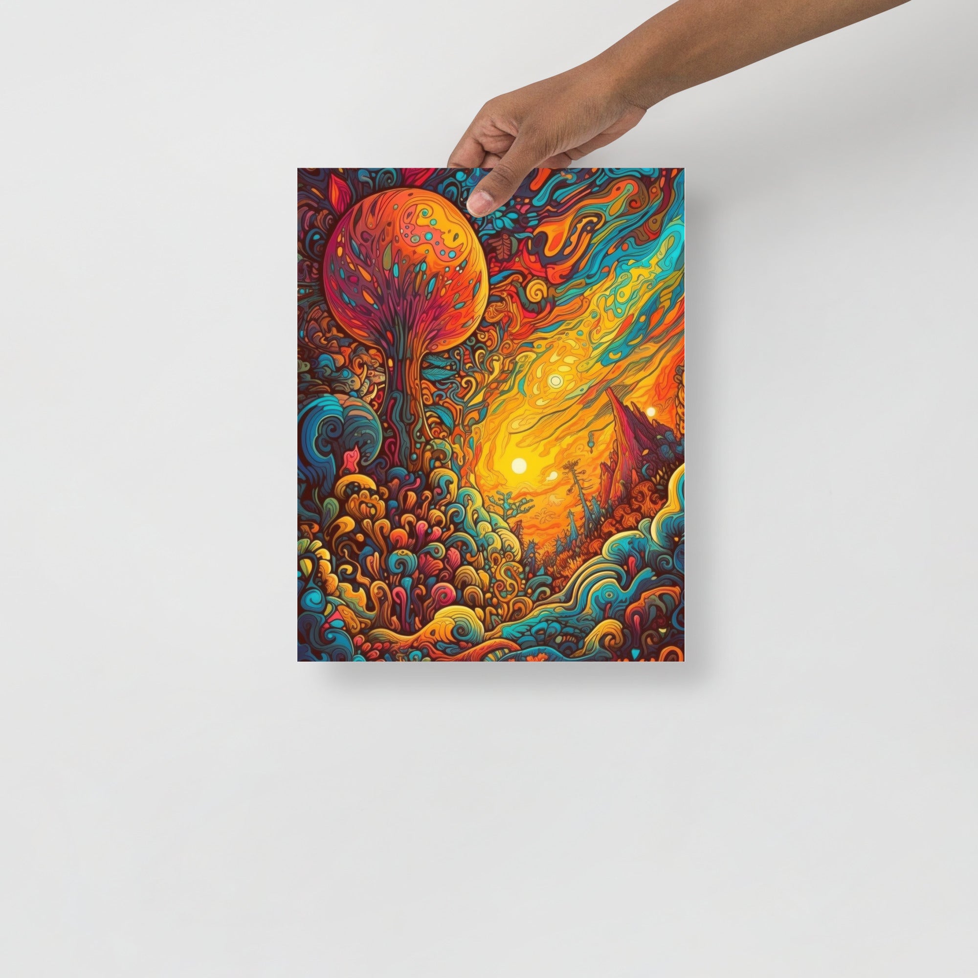 Vibrant Cosmic Journey Art Poster by Visual Verse - Image 2