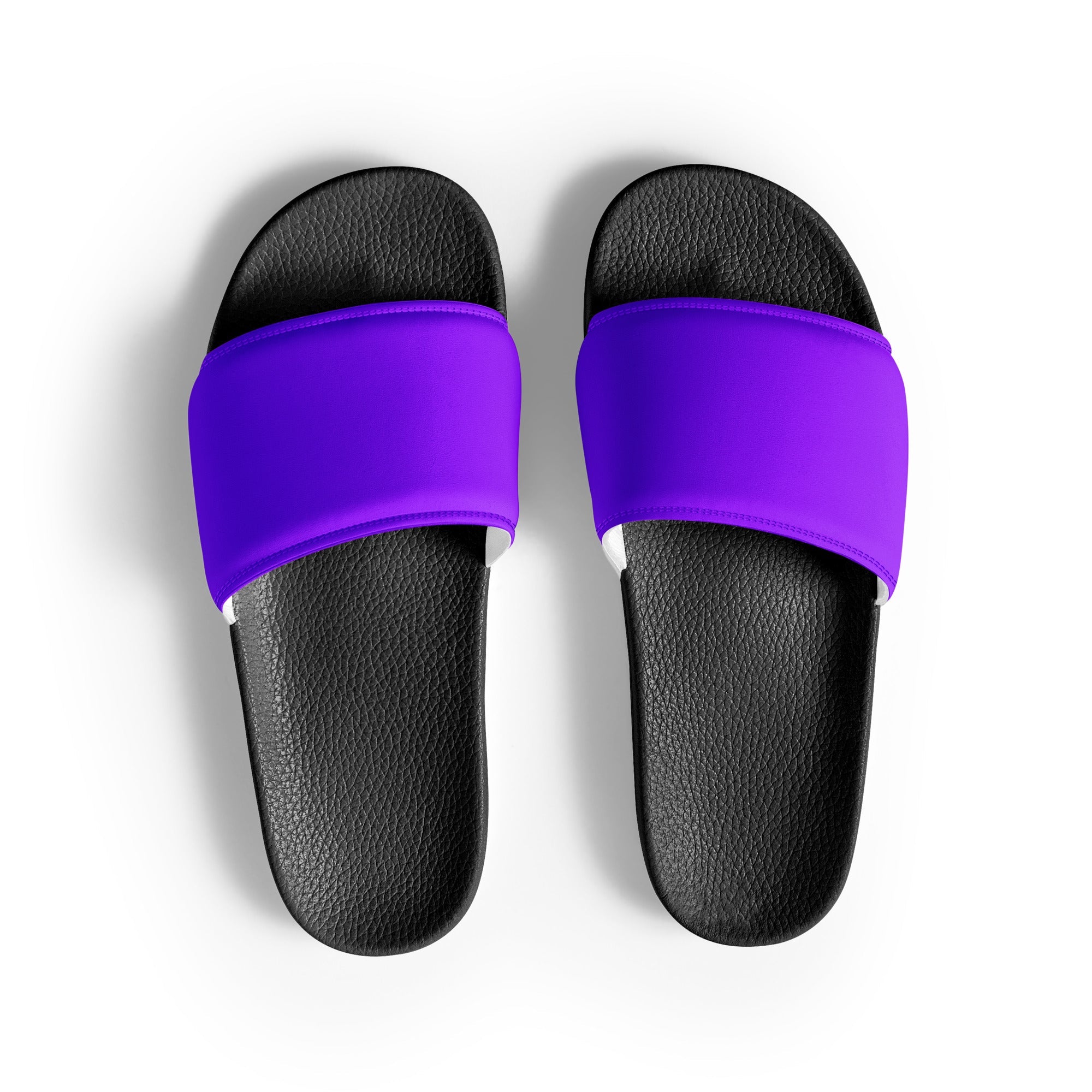 Violet Color Men's Slides by Visual Verse - Image 1