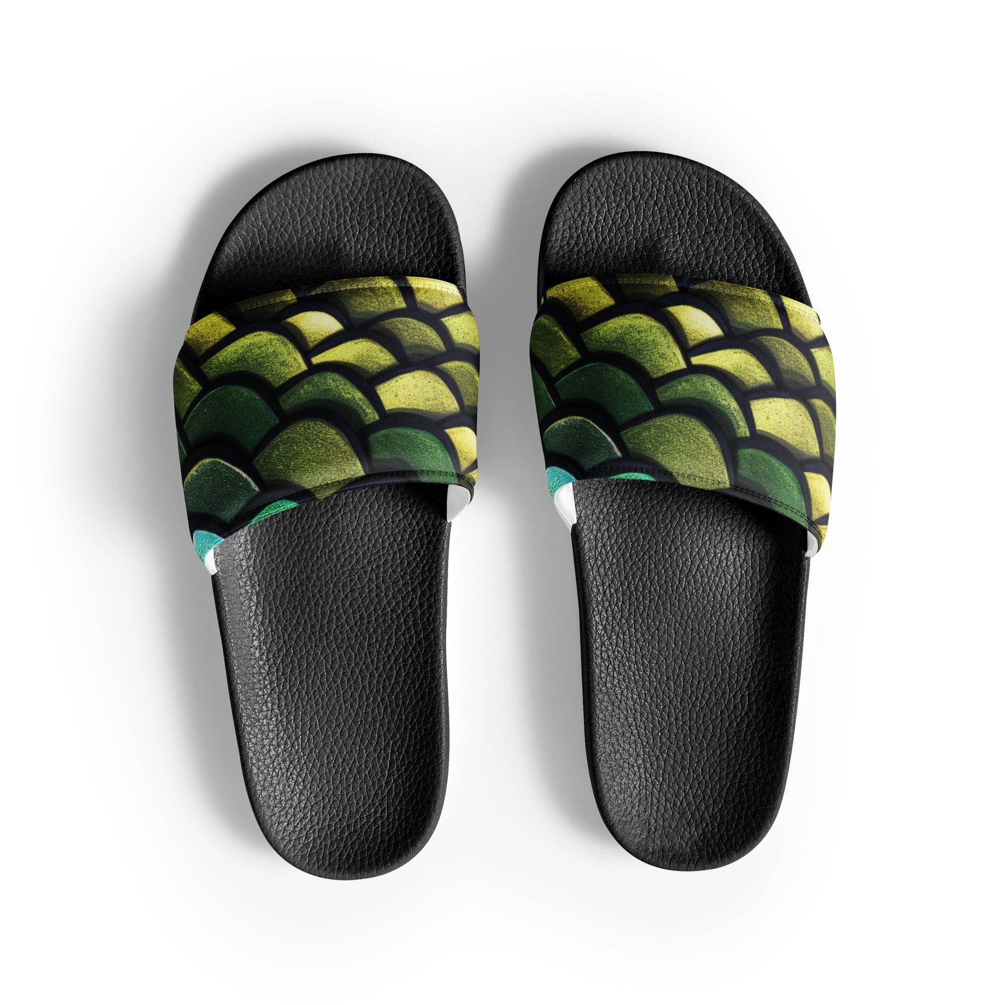 Viper Scale Men's Slides by Visual Verse - Image 1