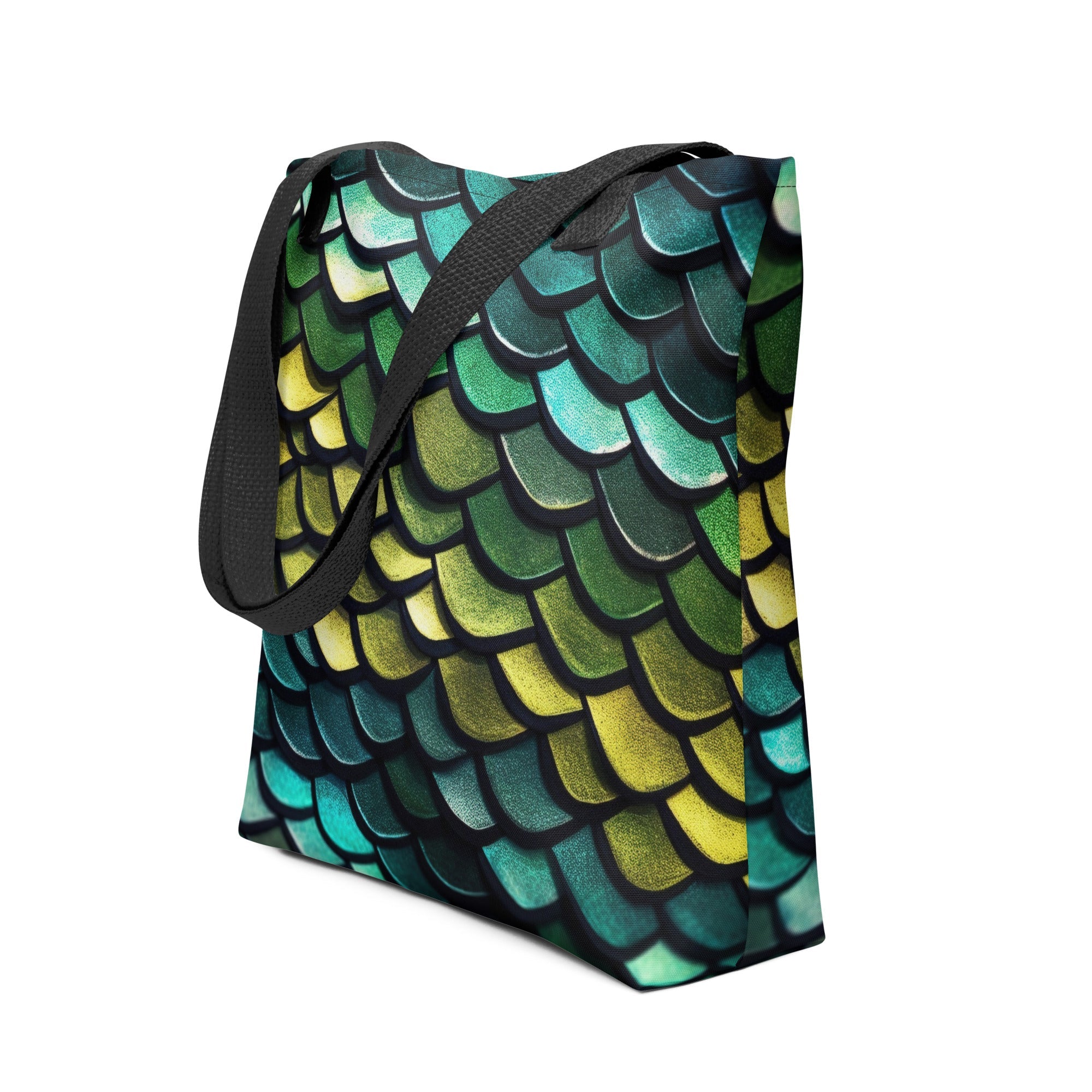 Viper Scale Tote Bag by Visual Verse - Image 1