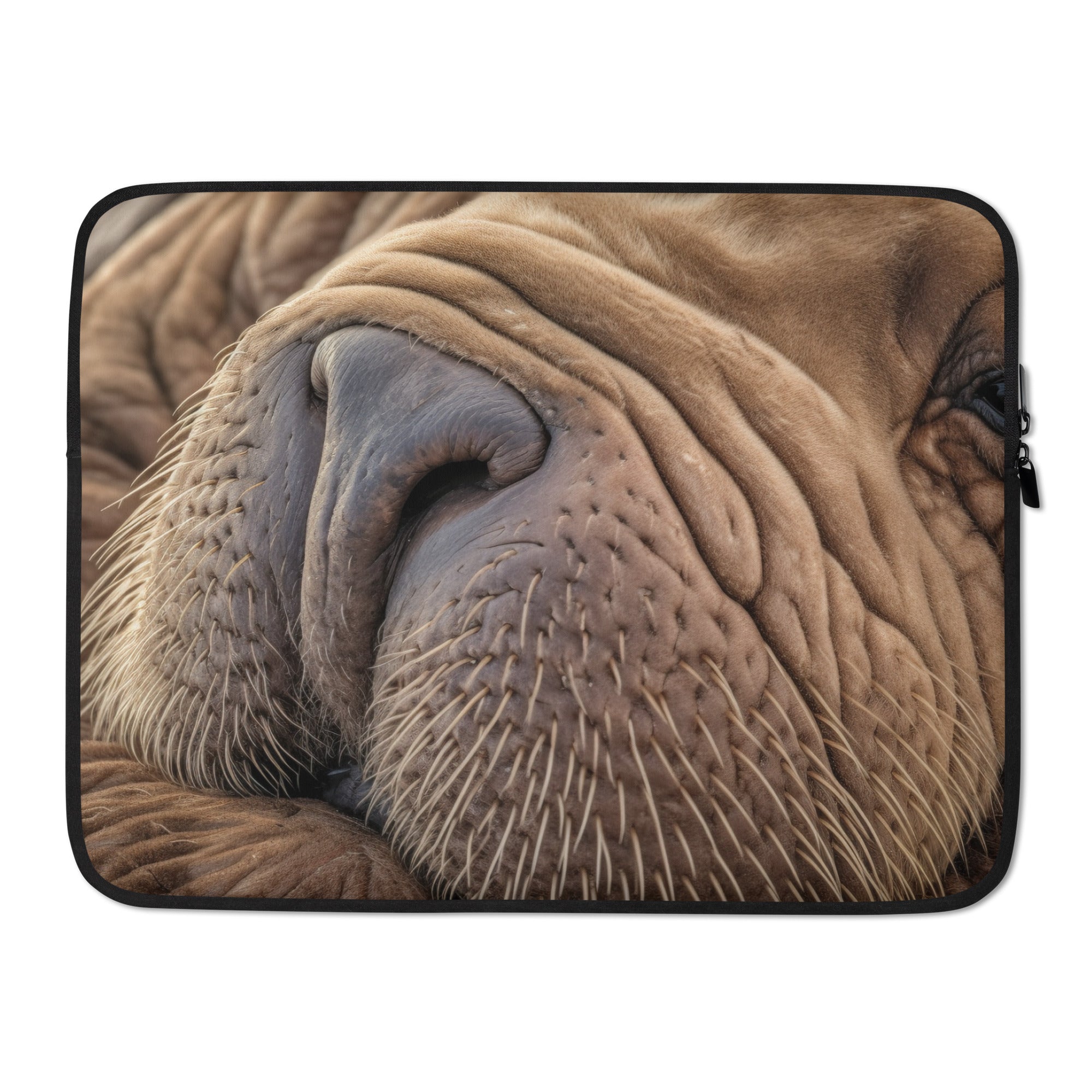 Walrus Skin Laptop Sleeve by Visual Verse - Image 1