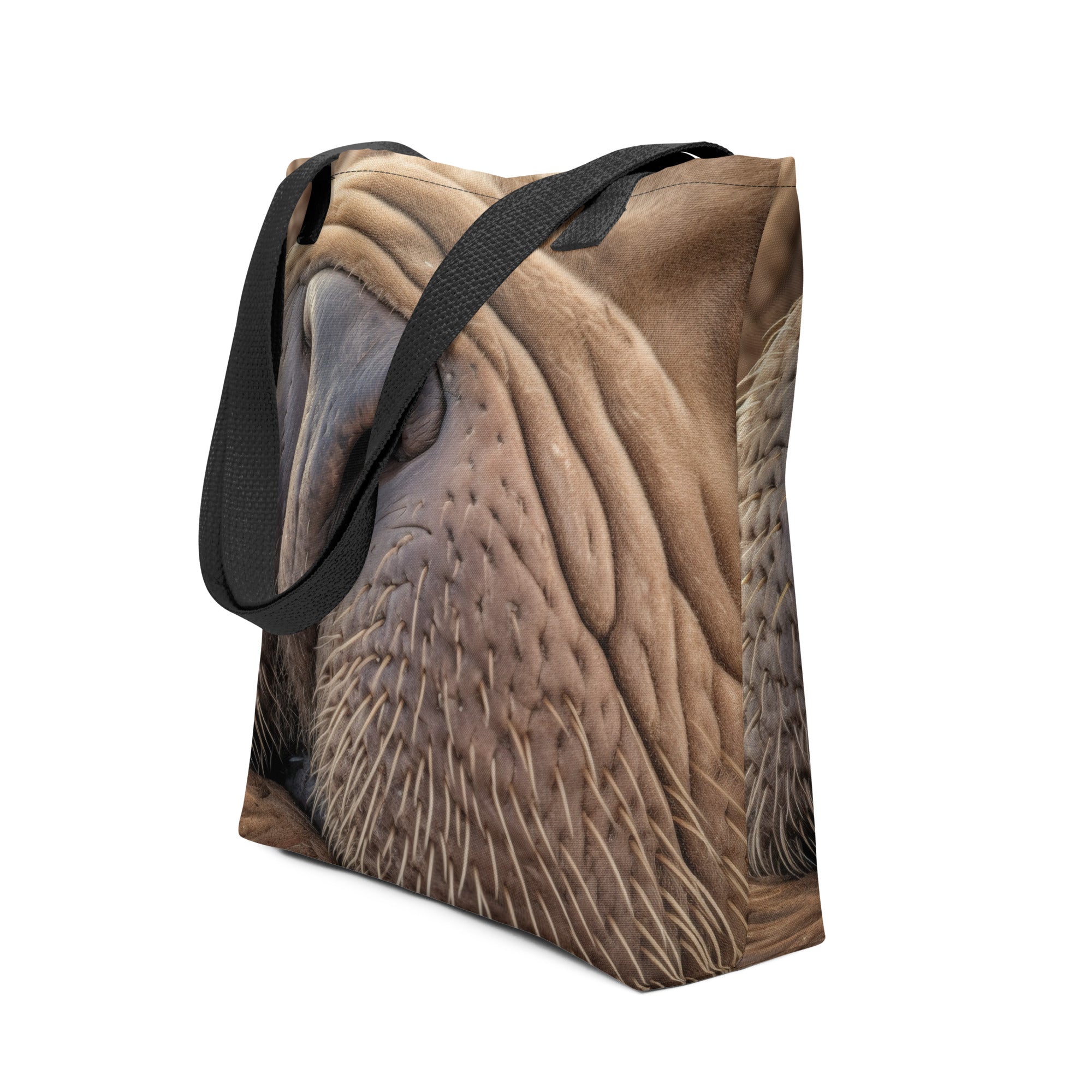 Walrus Skin Tote Bag by Visual Verse - Image 1