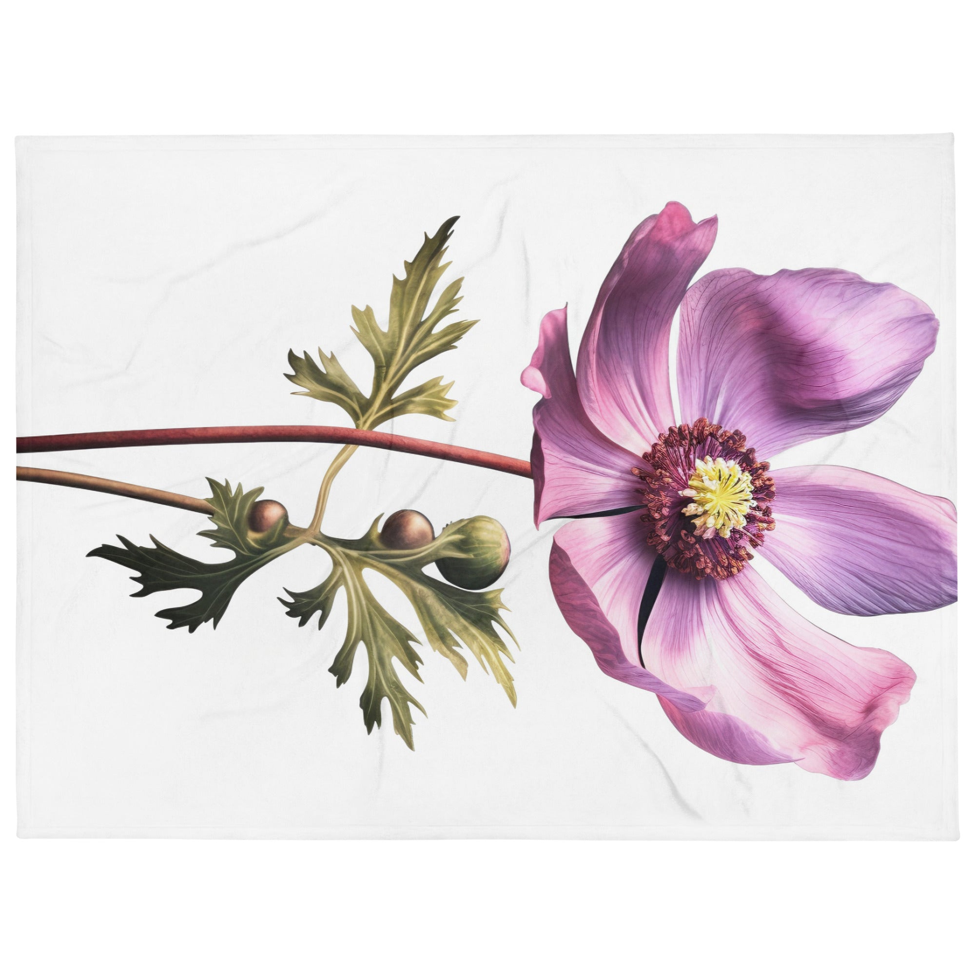 Windflower Flower Blanket by Visual Verse - Image 1