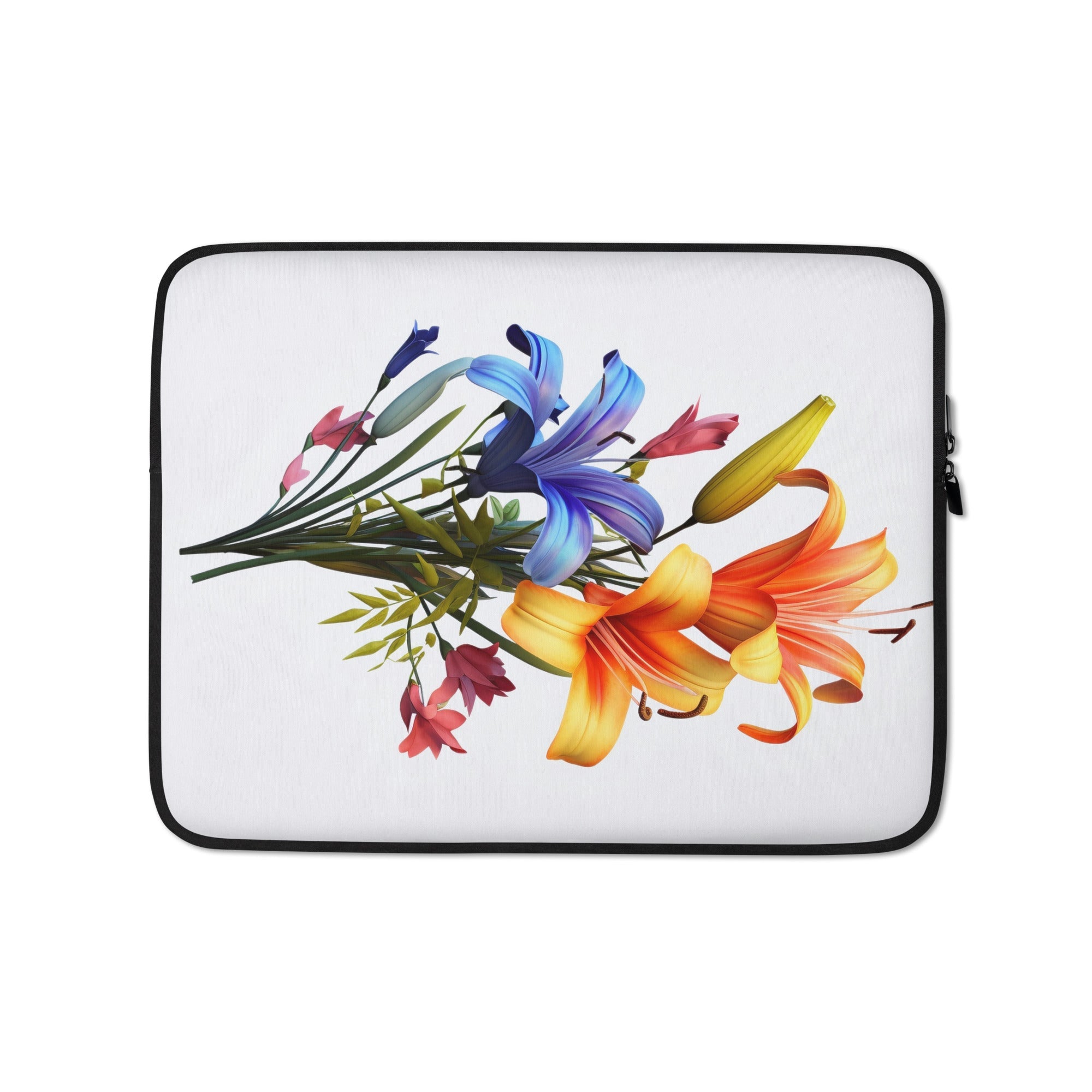 Wishbone Flower Laptop Sleeve by Visual Verse - Image 2