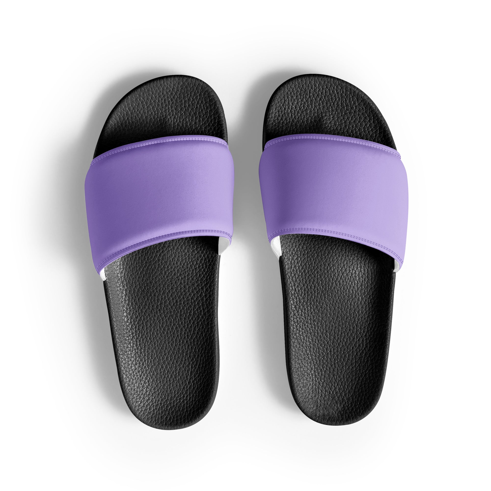 Wisteria Color Men's Slides by Visual Verse - Image 1