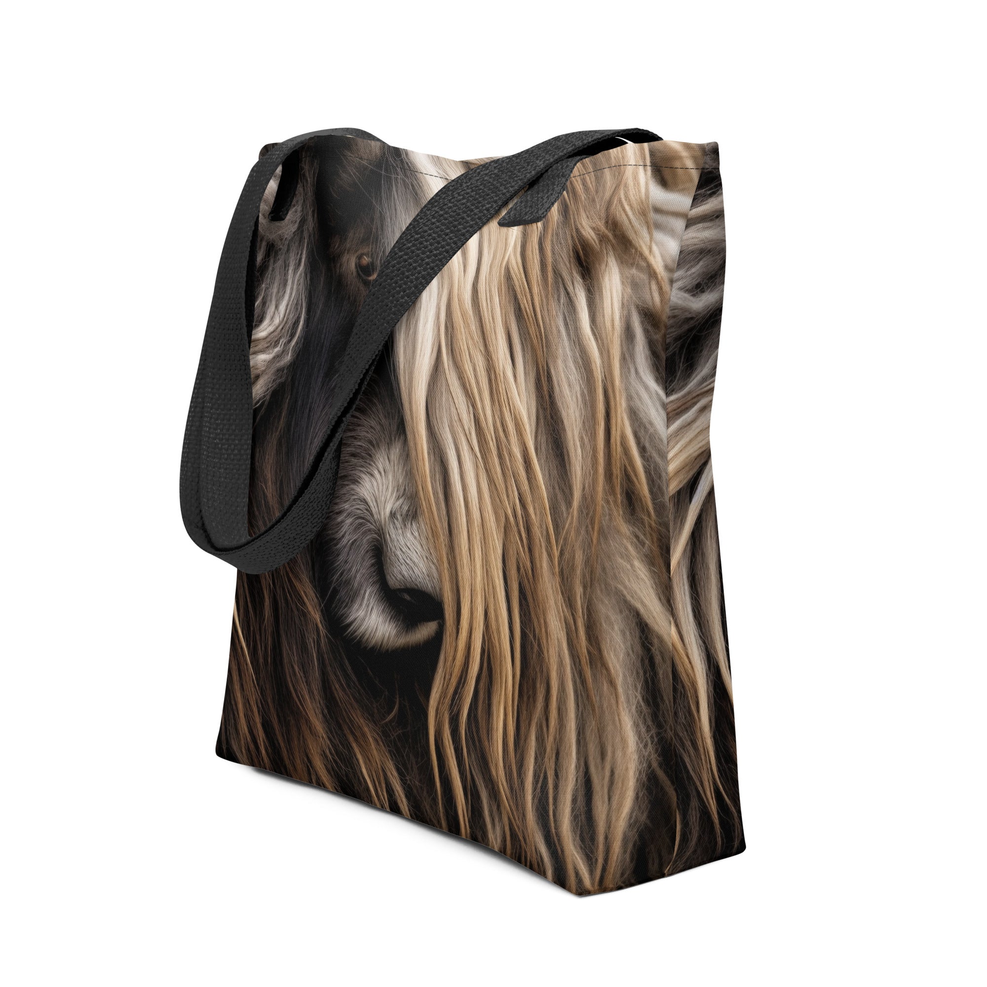 Yak Fur Tote Bag by Visual Verse - Image 1